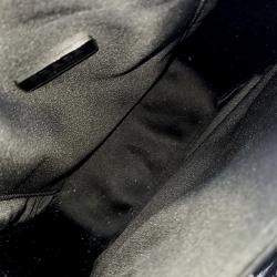 Pre Owned Prada Black Satin Crystal tote bag