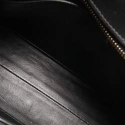 Pre Owned Prada Red/Black Saffiano and City Leather Esplanade Crossbody Bag