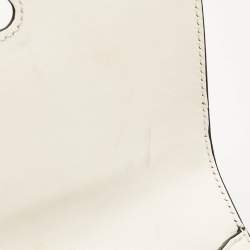 Pre Owned Prada Black/White Leather Sidonie Shoulder Bag