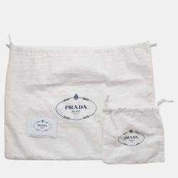 Prada Beige/Black Raffia Canapa handbag