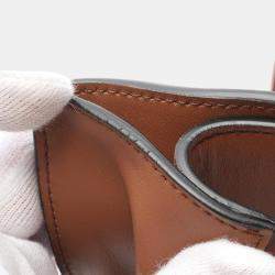 Prada Leather Brown Triangle Tote Bag