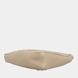 Prada Leather Triangle Pouch Bag