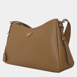 Pre Owned Prada Leather Aimee Large Shoulder Bag