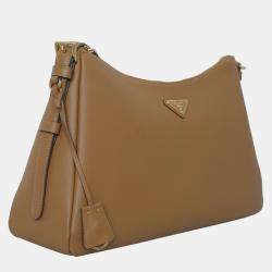 Pre Owned Prada Leather Aimee Large Shoulder Bag