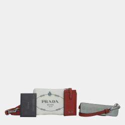 Prada Glace Calf Etiquette Crossbody Bag