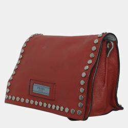 Prada Glace Calf Etiquette Crossbody Bag