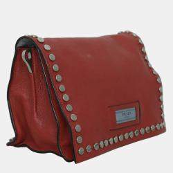 Prada Glace Calf Etiquette Crossbody Bag