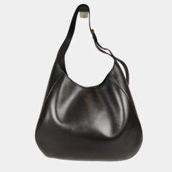 Prada Black Large Leather Shoulder Bag