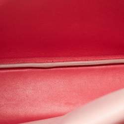 Pre Owned Prada Pink Saffiano Cuir Leather Small Double Handle Tote