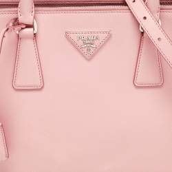 Pre Owned Prada Pink Saffiano Leather Medium Galleria Tote