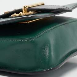 Prada Green/Black City Calf Leather Cahier Belt Bag