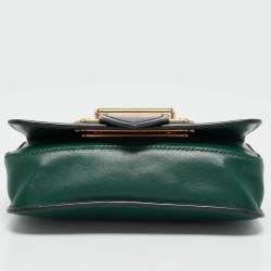 Prada Green/Black City Calf Leather Cahier Belt Bag