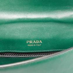 Prada Green/Black City Calf Leather Cahier Belt Bag