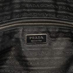 Pre Owned Prada Olive Green Alligator Satchel