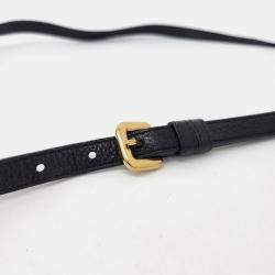 Prada Black Leather Vitello Phoenix Crossbody Bag