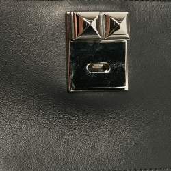 Prada Black/Pink Leather Elektra Wallet On Chain
