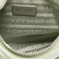 Pre Owned Prada Light Green Nylon Re-Edition 2005 Shoulder Bag