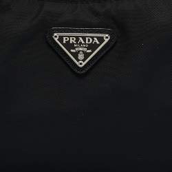 Prada Black Nylon and Leather Re-Edition 2005 Shoulder Bag