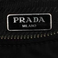 Prada Black Nylon and Leather Re-Edition 2005 Shoulder Bag