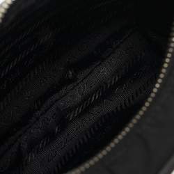 Prada Black Nylon and Leather Re-Edition 2005 Shoulder Bag