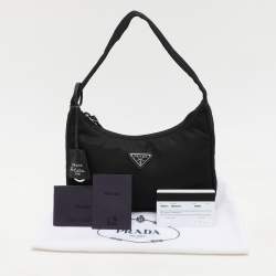 Prada Black Nylon Re-Edition 2000 Shoulder Bag