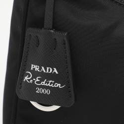 Prada Black Nylon Re-Edition 2000 Shoulder Bag