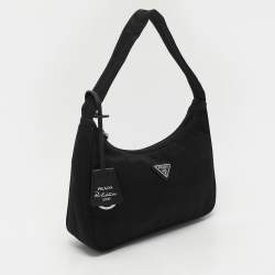 Prada Black Nylon Re-Edition 2000 Shoulder Bag