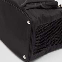 Pre Owned Prada Black Re-Nylon Pet Bag