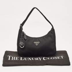 Prada Black Nylon Re-Edition 2000 Bag