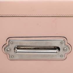Pre Owned Prada Nude Pink Patent Leather Cahier Shoulder Bag