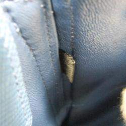 Pre Owned Prada Beige/Blue Saffiano Canvas Shoulder Bag