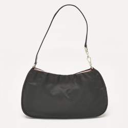 Pre Owned Prada Black Nylon Mini Shoulder Bag