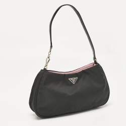 Pre Owned Prada Black Nylon Mini Shoulder Bag