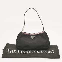 Pre Owned Prada Black Nylon Mini Shoulder Bag