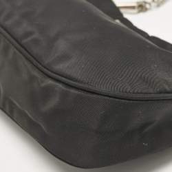 Pre Owned Prada Black Nylon Mini Shoulder Bag