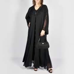 Pre Owned Prada Black Nylon Mini Shoulder Bag