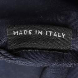 Prada Navy Blue Nylon Top Zip Tote