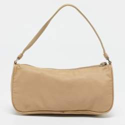 Prada Beige Nylon Pochette