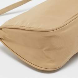 Prada Beige Nylon Pochette