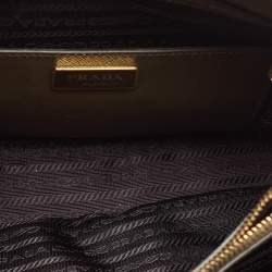 Prada Military Green Saffiano Lux Leather Medium Promenade Satchel