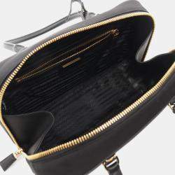 Prada Black Nylon and Saffiano Leather Re-Edition Handbag