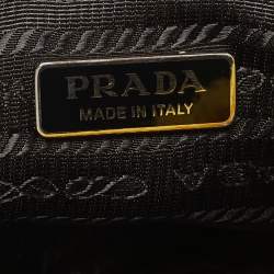 Prada Yellow Terry Cloth Mini Re-Edition 2000 Baguette Bag