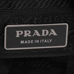 Pre Owned Prada Green Suede Chain Shoulder Bag