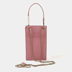 Prada Mini Pink Saffiano Leather Crossbody Bag