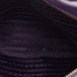 Prada Purple Saffiano Leather Medium Galleria Tote