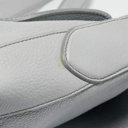 Prada Light Blue Leather Open Hobo