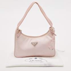 Prada Light Pink Nylon Re-Edition 2000 Shoulder Bag