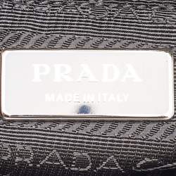 Prada Grey Smooth Leather Re-Edition 1995 Tote