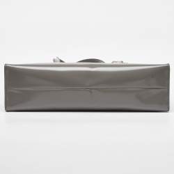 Prada Grey Smooth Leather Re-Edition 1995 Tote