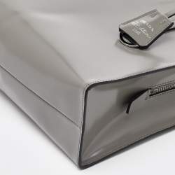 Prada Grey Smooth Leather Re-Edition 1995 Tote